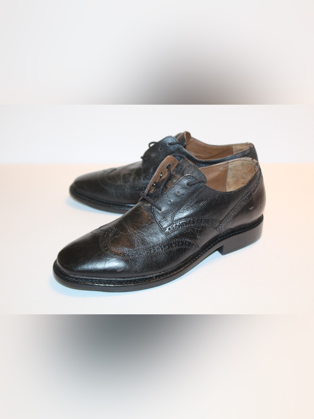 Frye Paul Wingtip Derby Leather Shoes Size Mens 10D